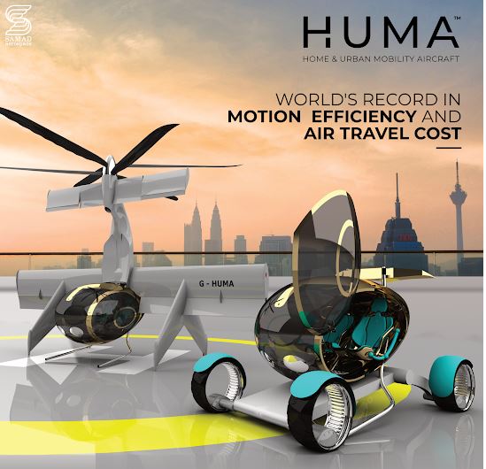 Samad Aerospace launches all electric car/VTOL aircraft combination - Urban ...