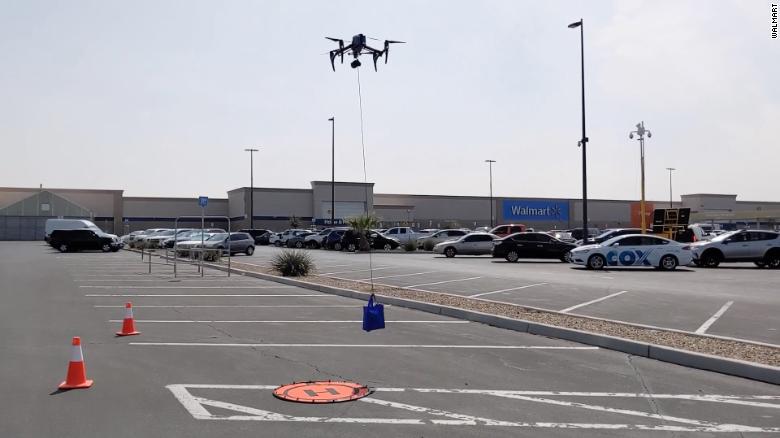 Drone - Covid Walmart