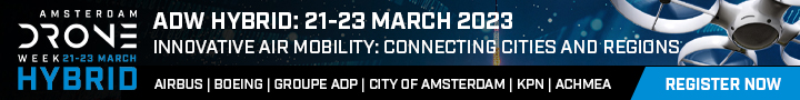 Amsterdam Drone Week advert. Click for website
