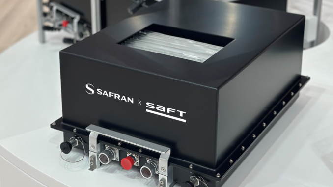 Saft and Safran to co-develop a high-voltage battery system for aviation electrification 001