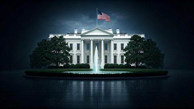 Close,Up,Photo,Of,Us,White,House,And,The,Flying
